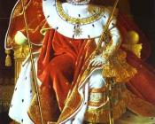 让 奥古斯特 多米尼克 安格尔 : Napoleon I on His Imperial Throne